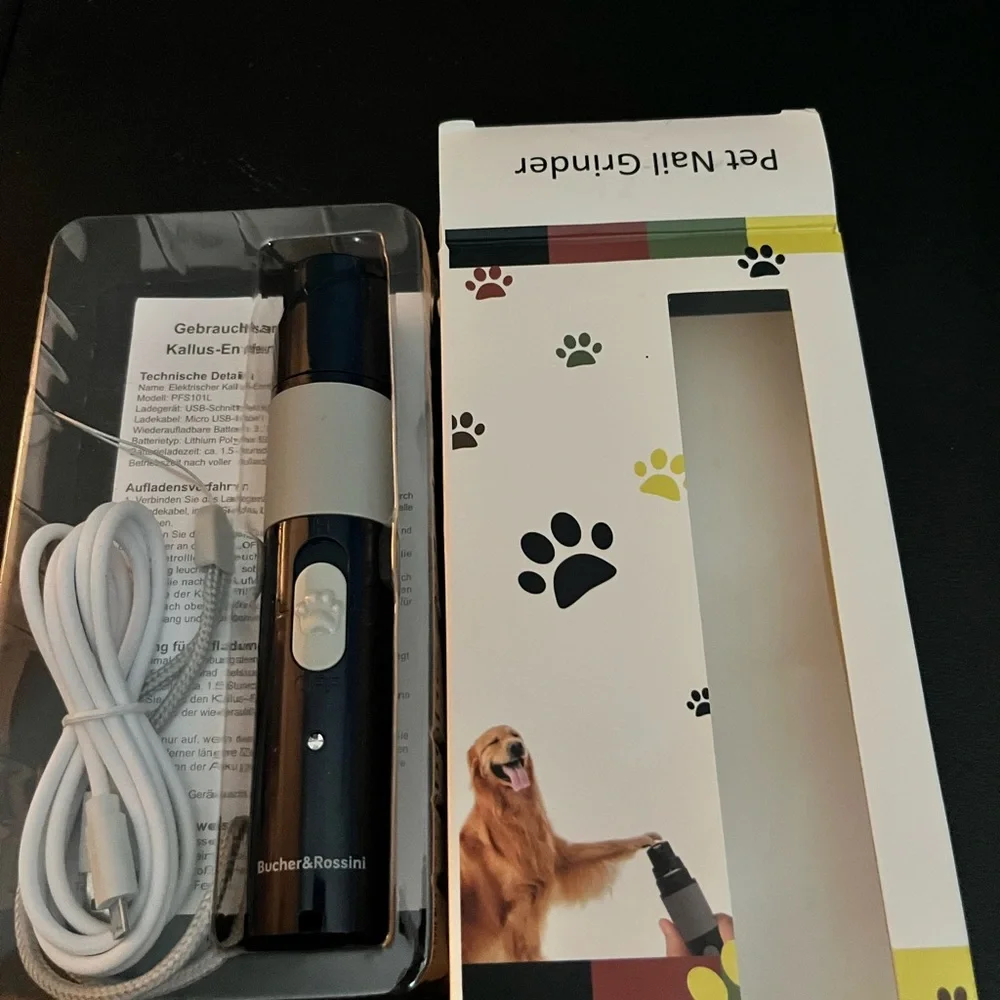 Pet Nail Grinding Tool Electric Grinder Equipment with USB Charging- New